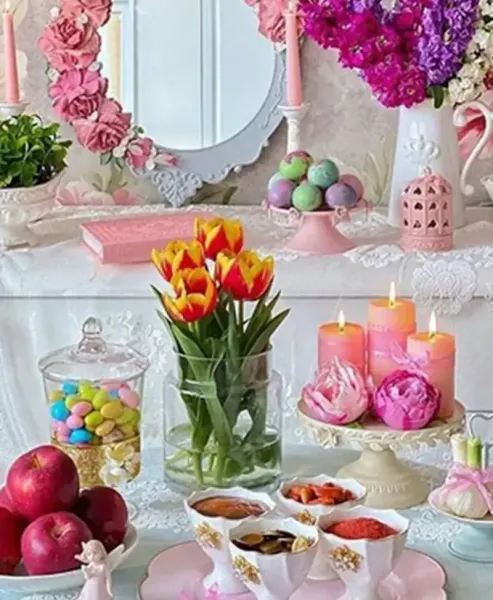  98 عکس عید نوروز سفره هفت سین