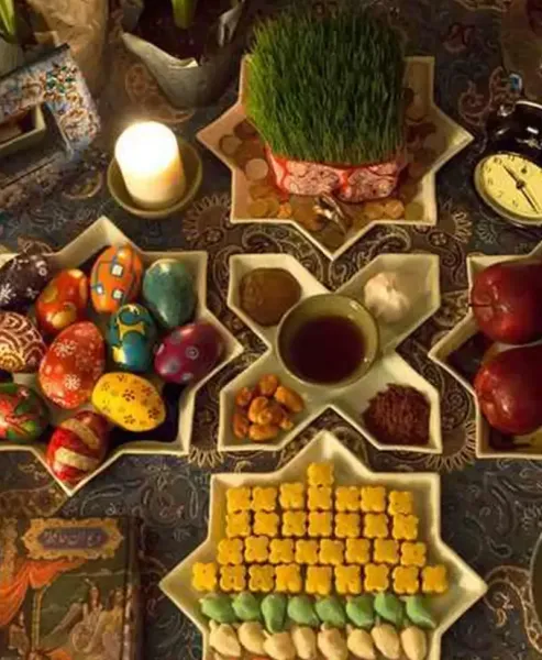  98 عکس عید نوروز سفره هفت سین