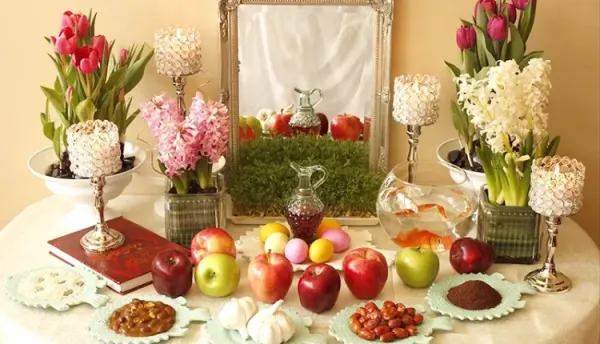  98 عکس عید نوروز سفره هفت سین