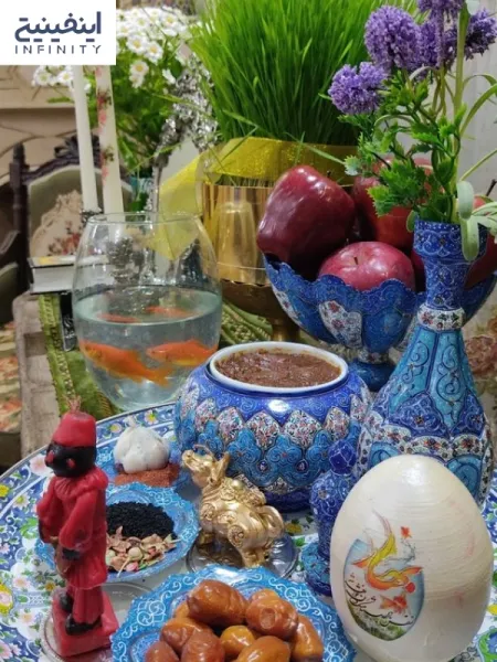  120عکس سفره هفت سین در خانه