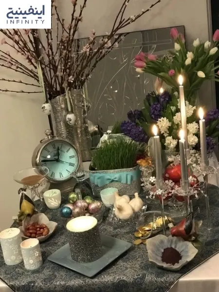  120عکس سفره هفت سین در خانه
