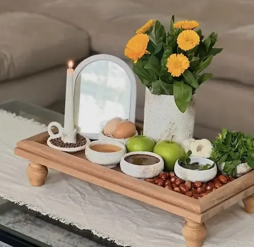 سفره هفت سین ساده و کم خرج