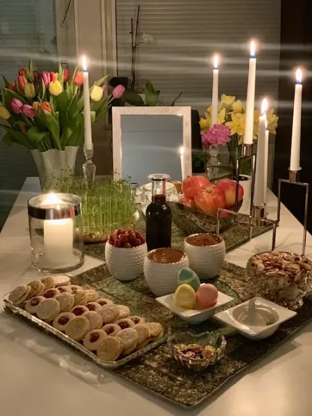  سفره هفت سین ساده و شیک