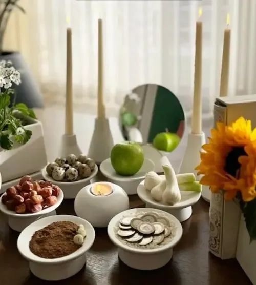  سفره هفت سین ساده و شیک