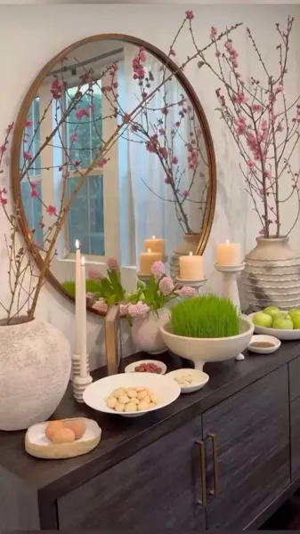  سفره هفت سین ساده و شیک