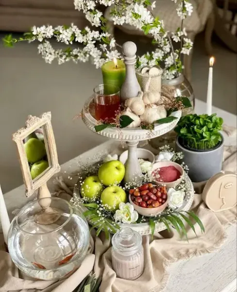  سفره هفت سین ساده و شیک