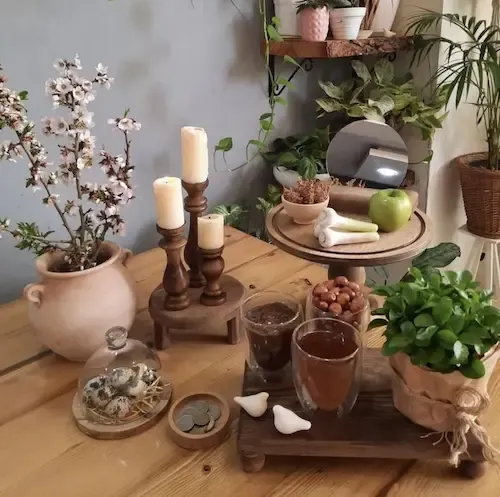 سفره هفت سین ساده و کم خرج