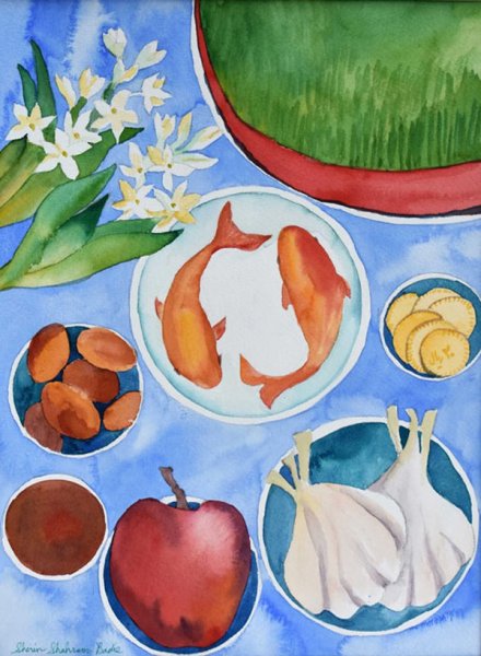 عکس سفره هفت سین کودکانه