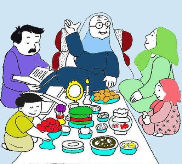  عکس سفره هفت سین کودکانه