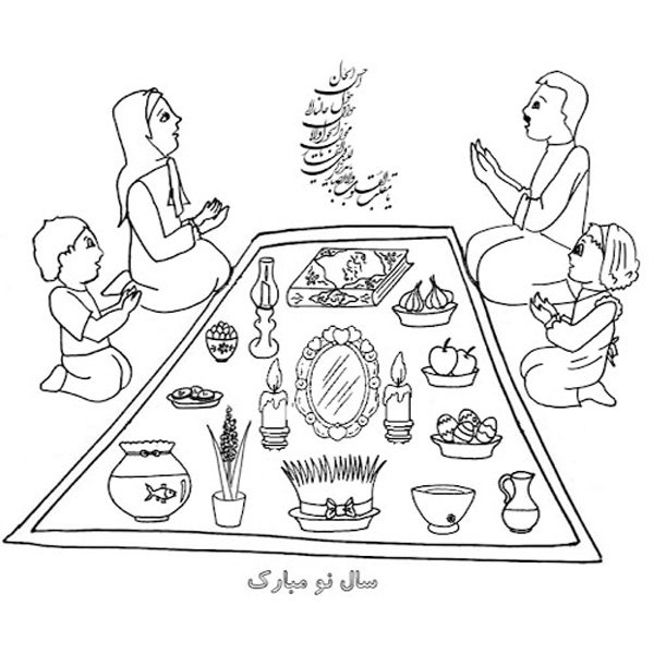  عکس سفره هفت سین کودکانه