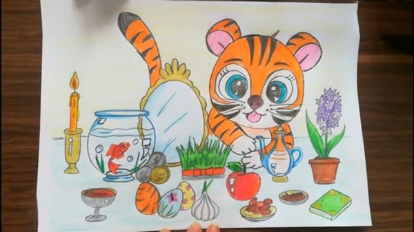  عکس سفره هفت سین کودکانه