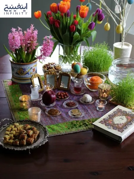  200 عکس سفره هفت سین لاکچری