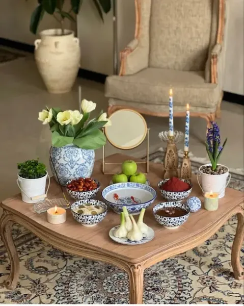  200 عکس سفره هفت سین لاکچری