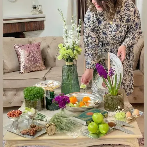  200 عکس سفره هفت سین لاکچری