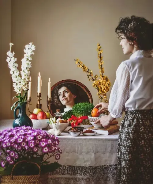  200 عکس سفره هفت سین لاکچری