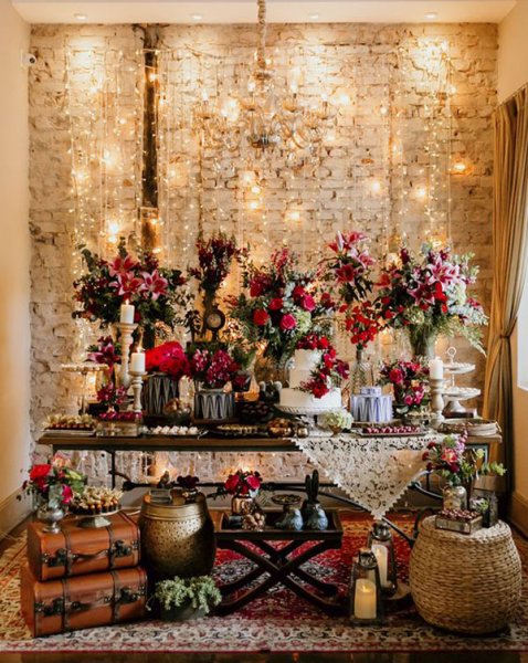  60 تزیین سفره شب یلدا لاکچری عروس