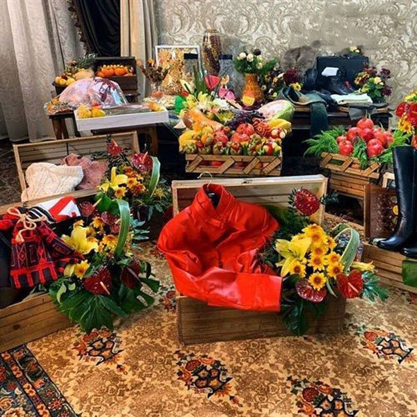  60 تزیین سفره شب یلدا لاکچری عروس