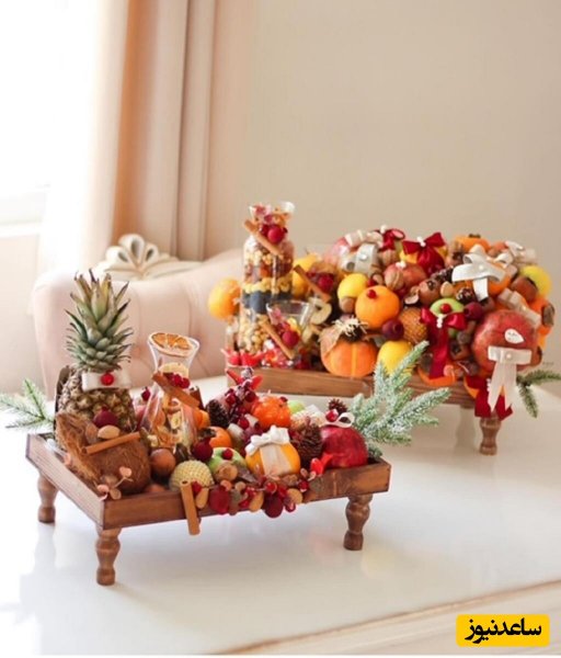 تزیین هدایای شب یلدا برای عروس