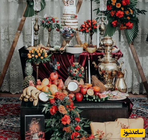  تزیین هدایای شب یلدا برای عروس