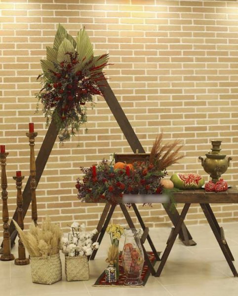  تزیین شب یلدا برای عروس جدید
