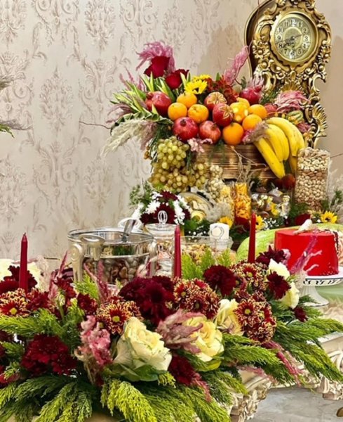  سفره شب یلدا ساده و شیک برای عروس