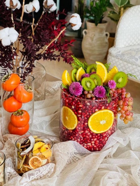  سفره شب یلدا ساده و شیک برای عروس