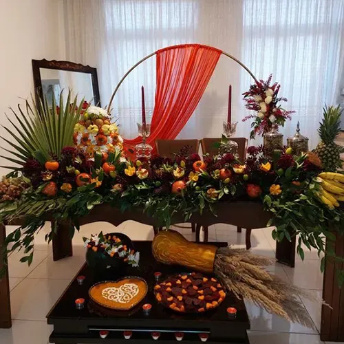  200 عکس سفره شب یلدا باکلاس