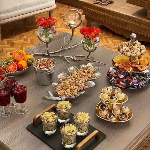  200 عکس سفره شب یلدا باکلاس