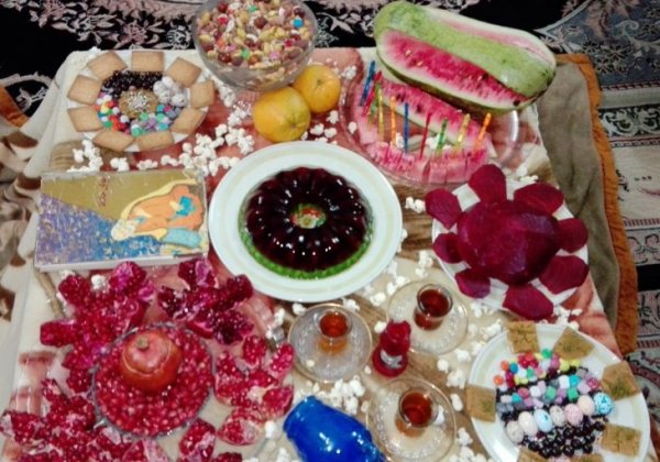  سفره شب یلدا امسال