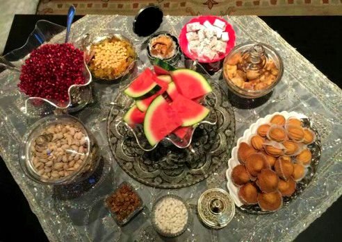  سفره شب یلدا امسال