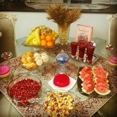  سفره شب یلدا امسال