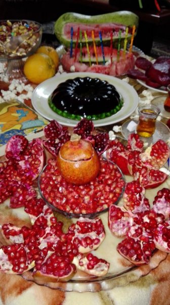  سفره شب یلدا امسال