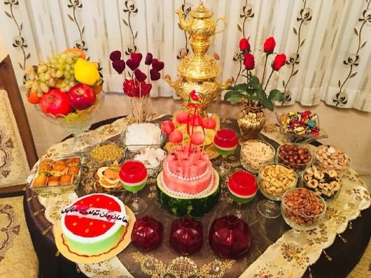  سفره شب یلدا امسال