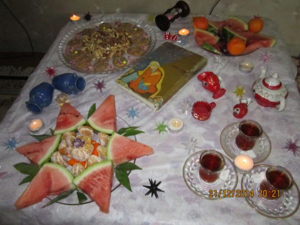  سفره شب یلدا امسال
