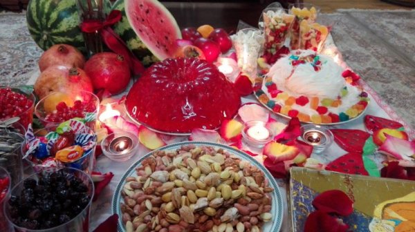  سفره شب یلدا امسال