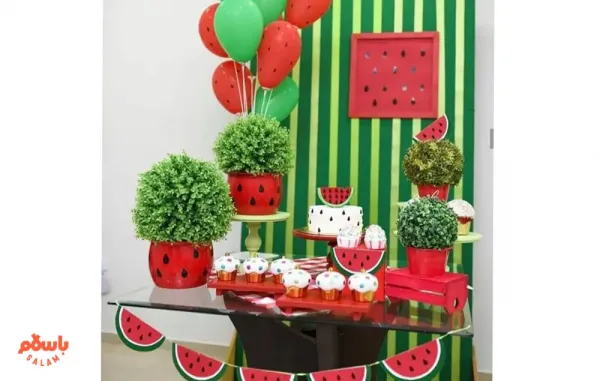  تزیین شب یلدا برای مدرسه