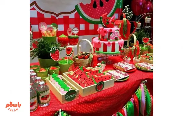  تزیین شب یلدا برای مدرسه