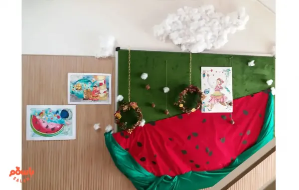  تزیین شب یلدا برای مدرسه