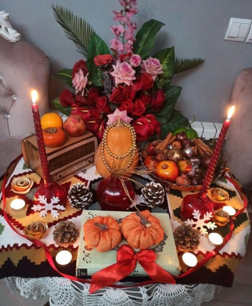  تزیین سفره شب یلدا لاکچری عروس