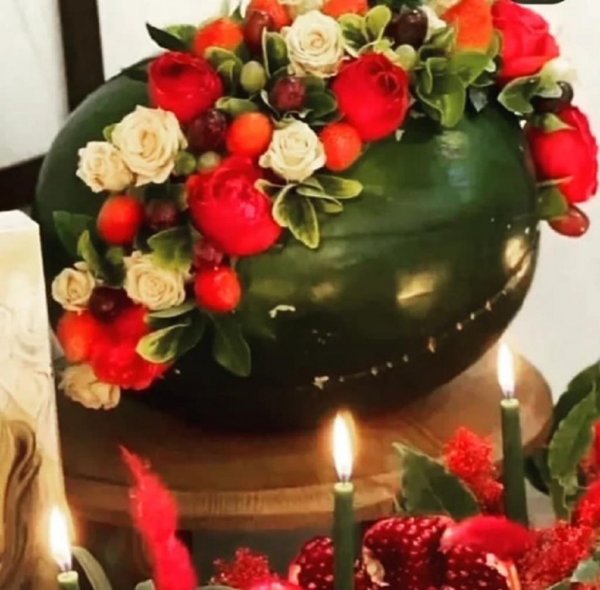  تزیین سفره شب یلدا لاکچری عروس