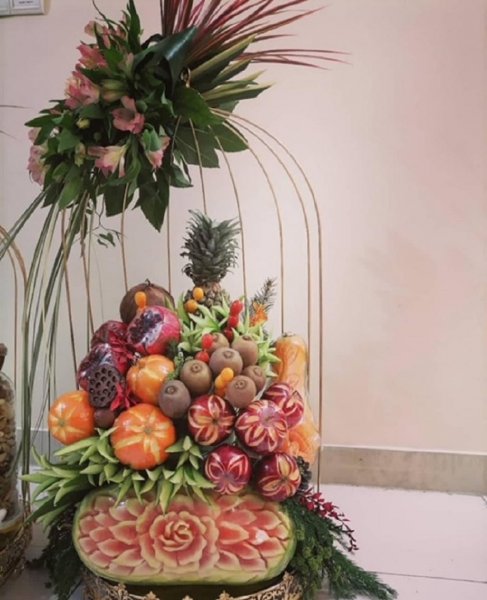  تزیین سفره شب یلدا لاکچری عروس