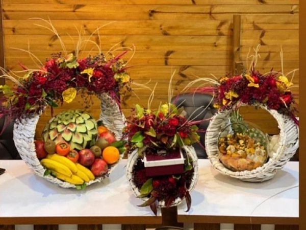  تزیین سفره شب یلدا لاکچری عروس