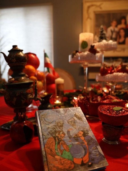  44 عکس سفره شب یلدا باکلاس