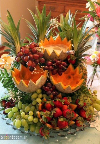  تزیین شب یلدا برای عروس ساده