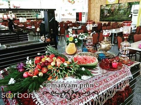  تزیین شب یلدا برای عروس ساده