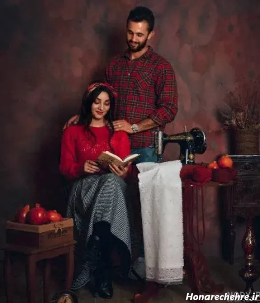  ژست یلدایی دو نفره