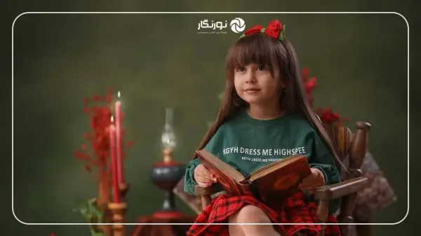  ژست عکس یلدایی دخترانه