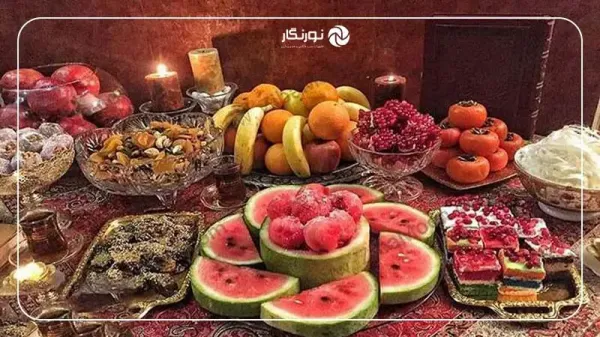  ژست عکس یلدایی دخترانه