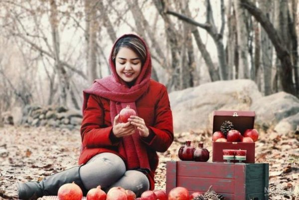 عکس یلدایی در طبیعت