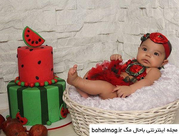  عکس یلدایی نوزاد پسر